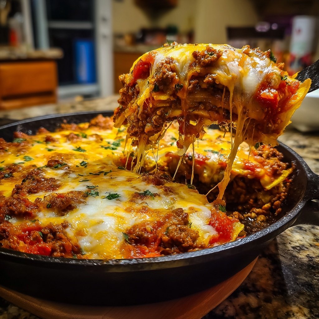 Ground Beef Enchilada Bake