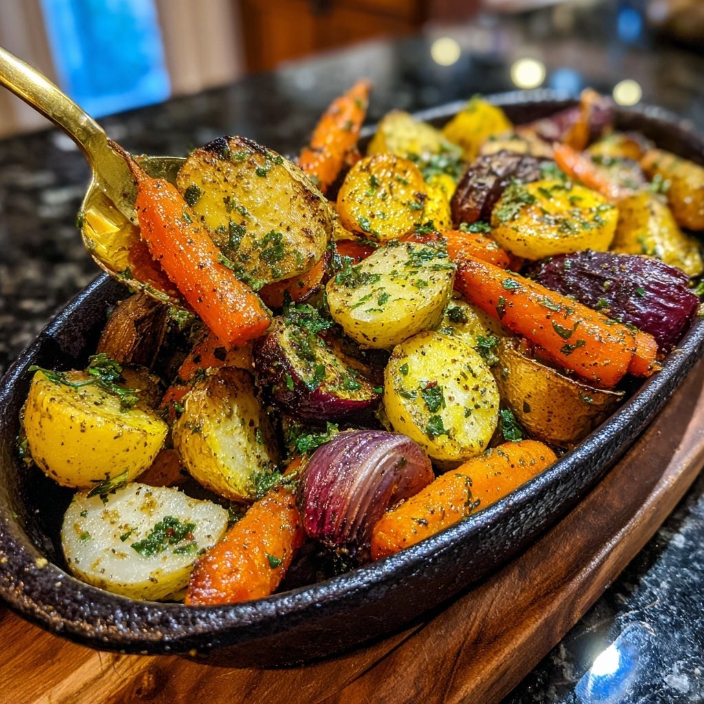 Romantic Herb Butter Roasted Vegetables