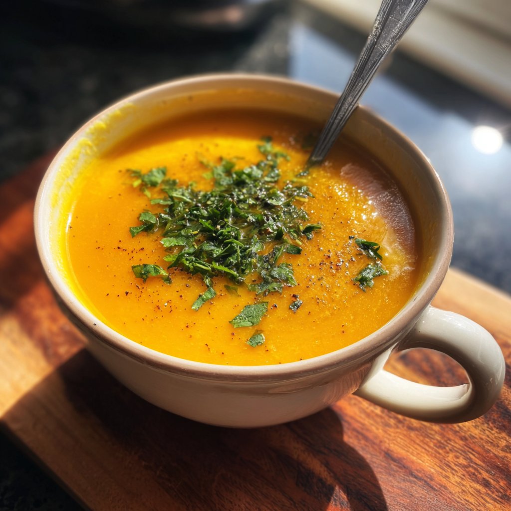 Squash Soup Smooth Texture