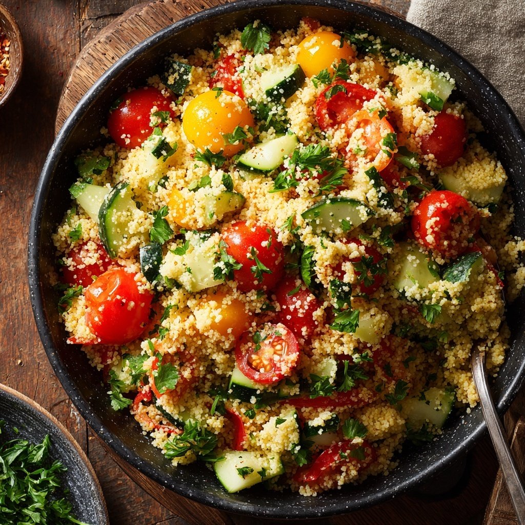 Healthy Lunch Mediterranean Couscous