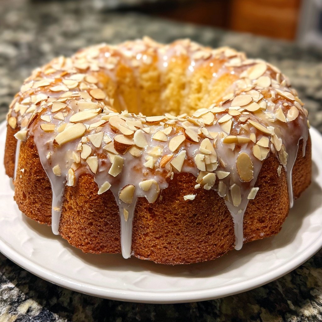 Soft Vanilla Almond Tea Cake