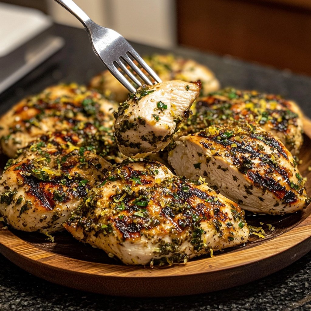 Grilled Lemon Herb Chicken Bowl