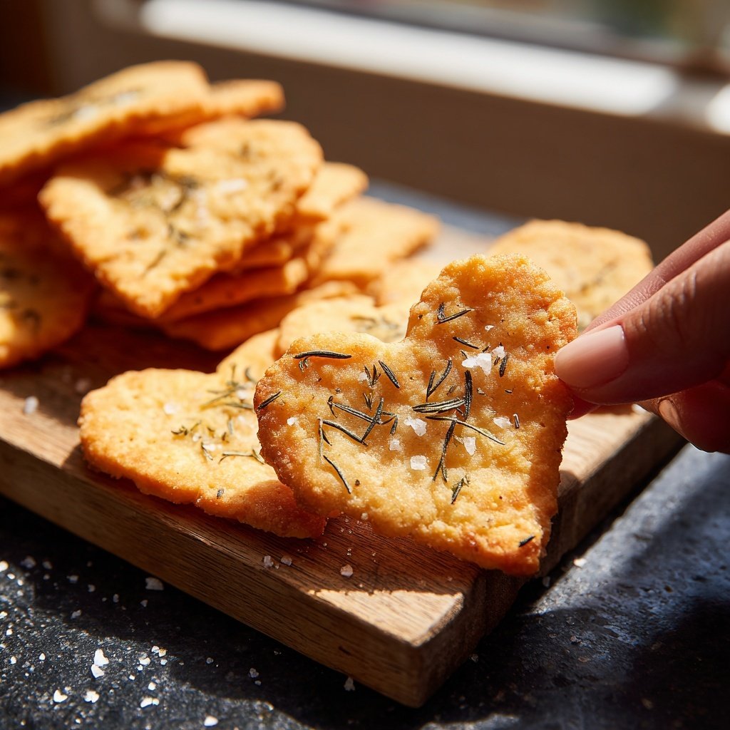 Valentines Snacks Heart Shaped Crackers