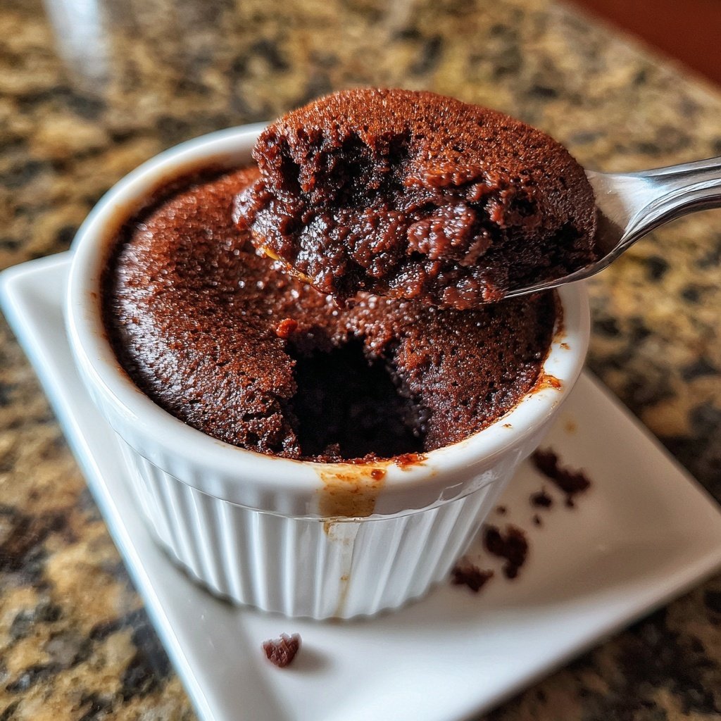 Chocolate Soufflé for Two