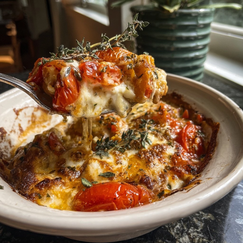 Sunday Creamy Tomato Vegetable Casserole