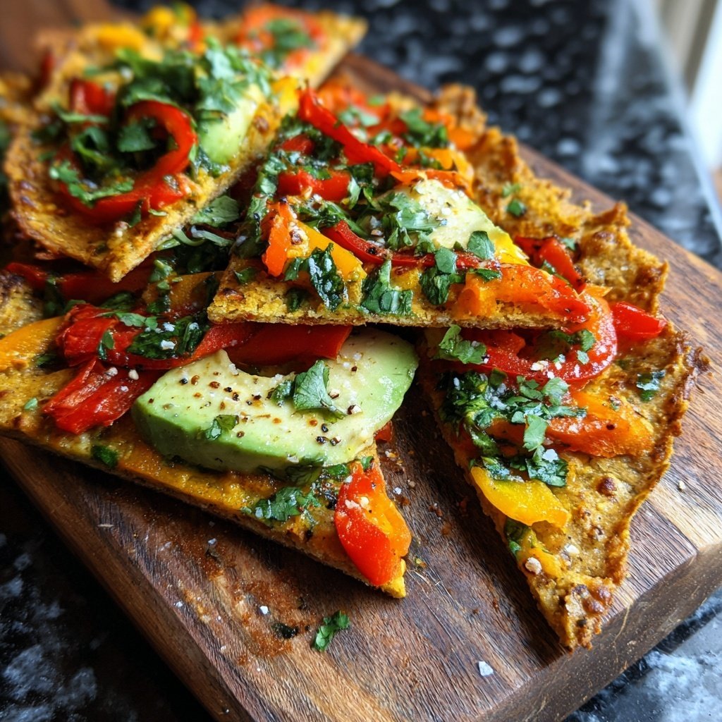 Super Bowl Veggie Flatbreads
