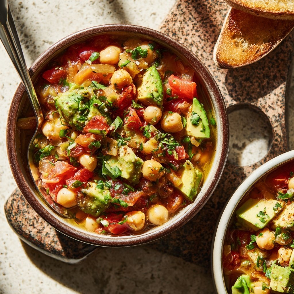 Healthy Lunch Mediterranean Bean Bowls