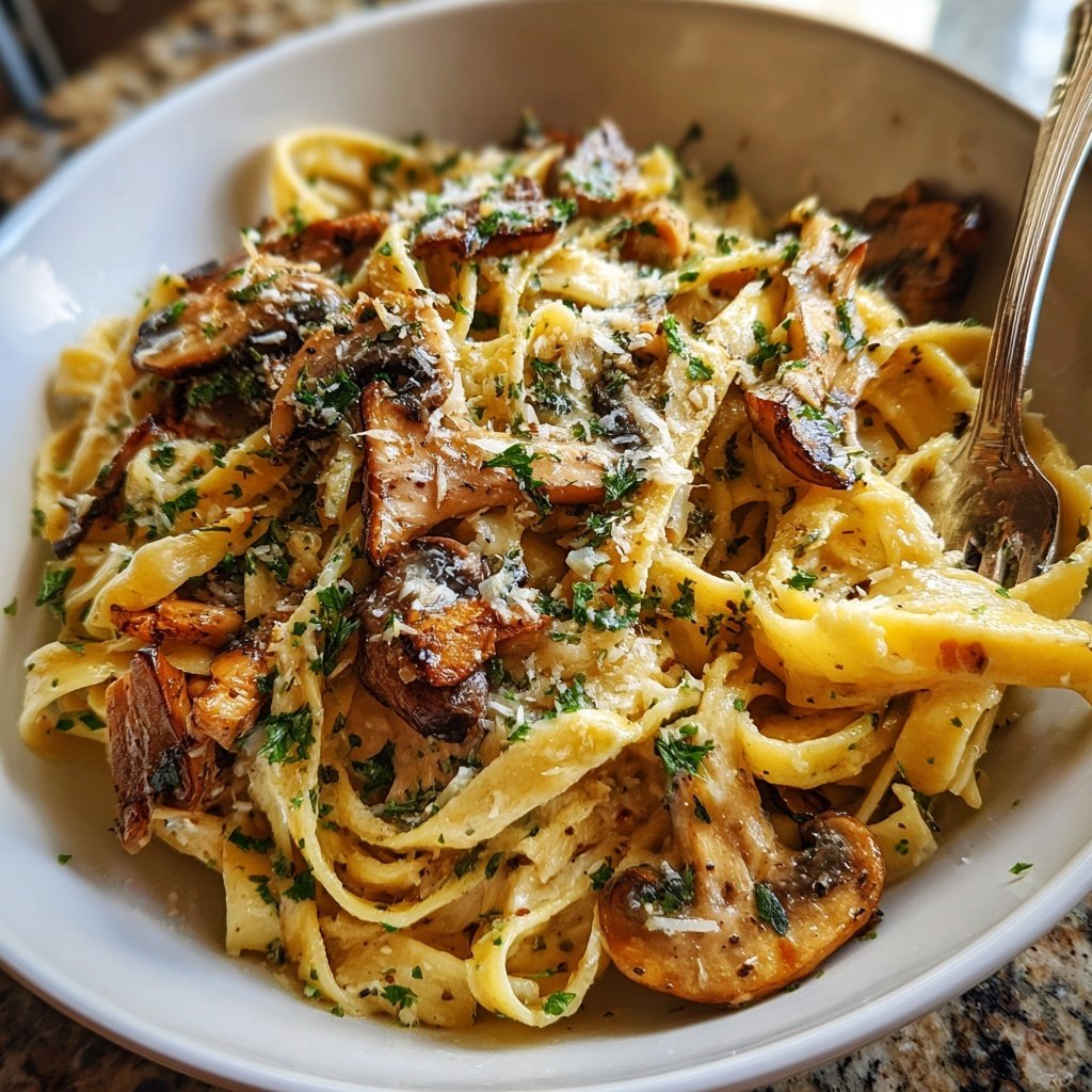 Romantic Mushroom Tagliatelle