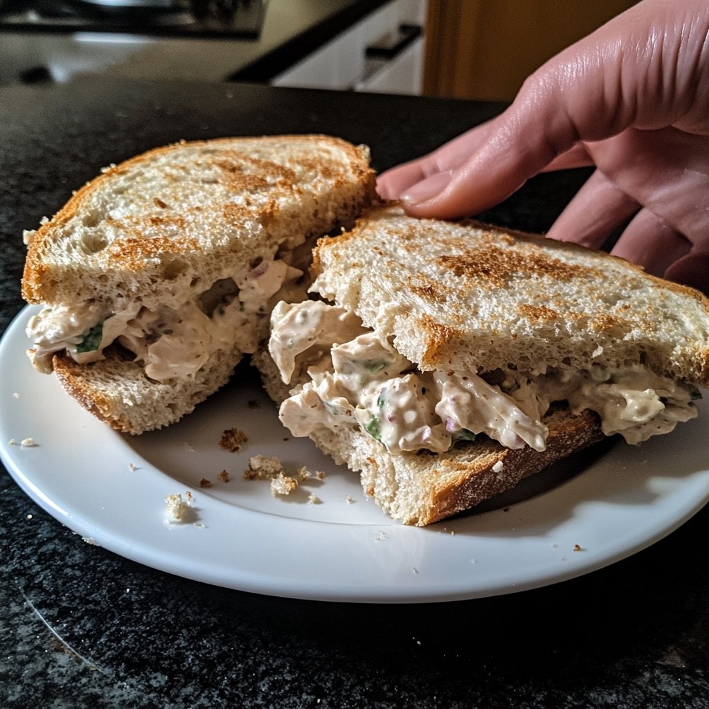 Tomatenbroodjes met Kipsalade