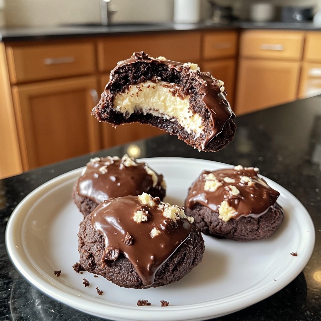 Choco Cheesecake Cookie Bites