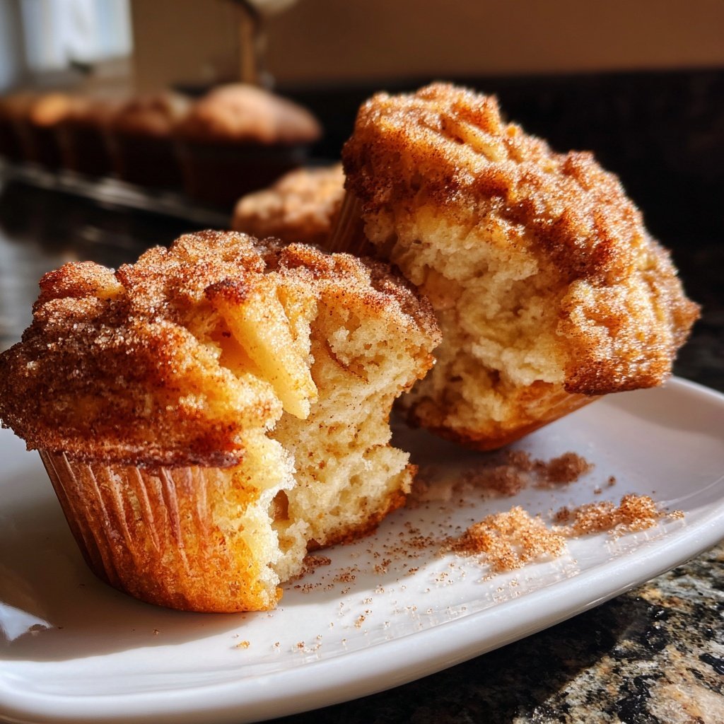 Cinnamon Apple Yogurt Muffins