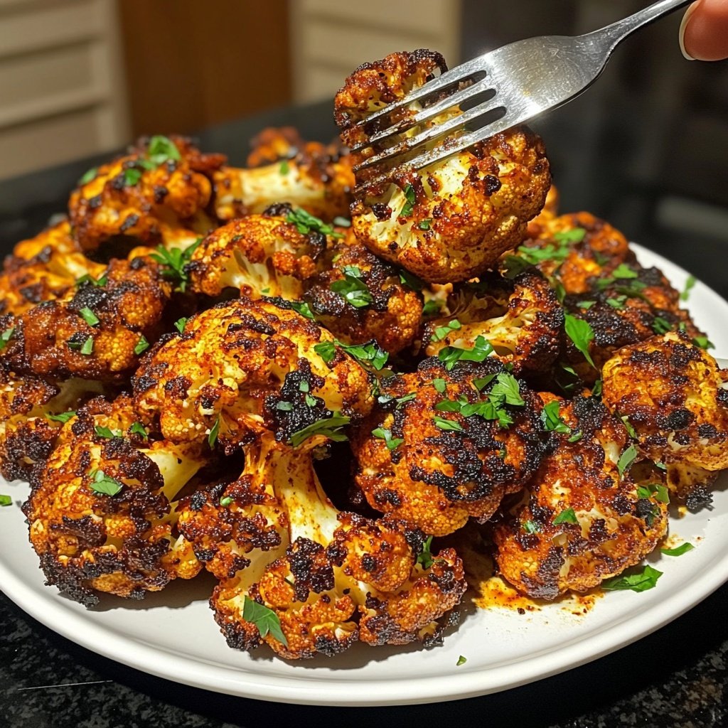 Jamaican Jerk Roasted Cauliflower