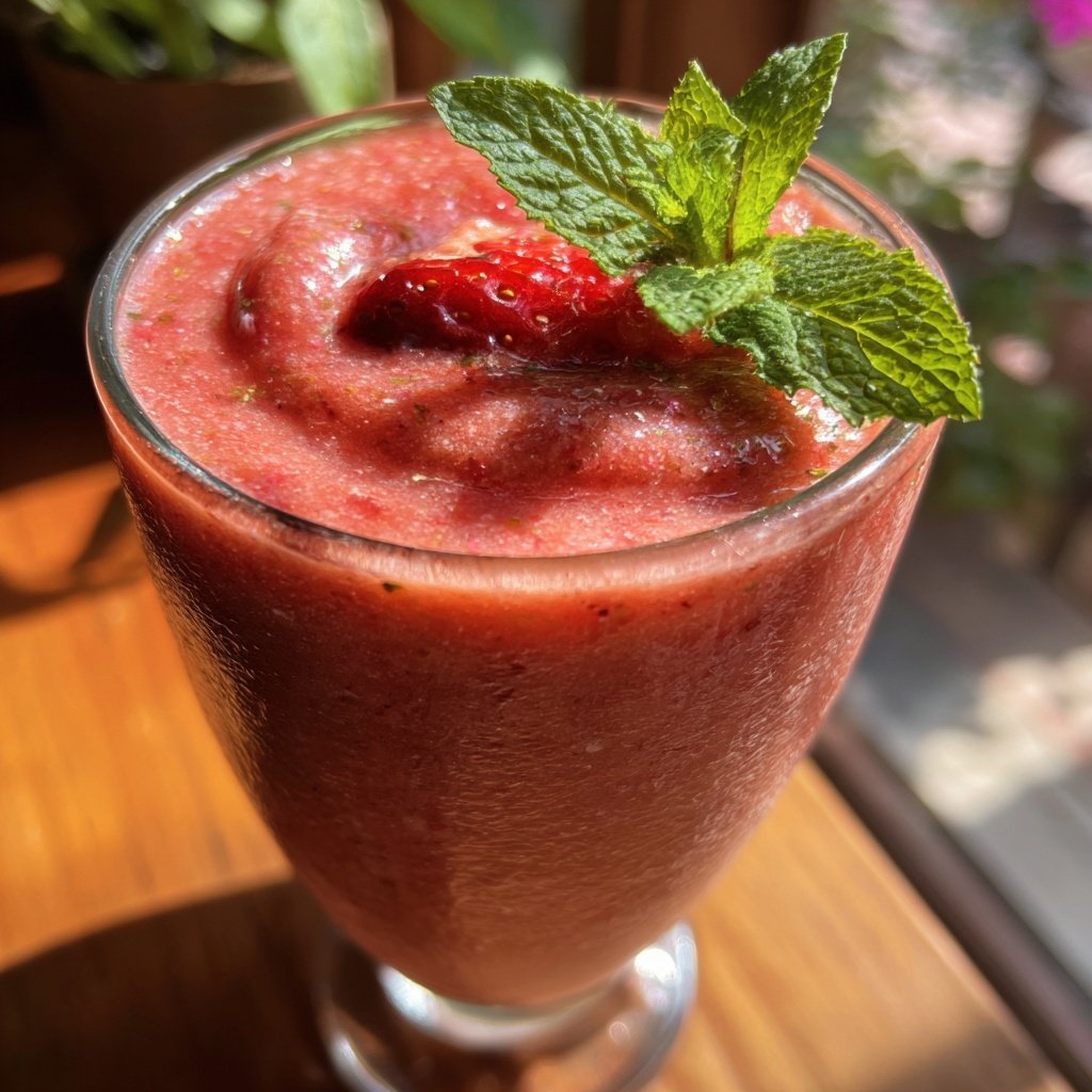 Fresh Strawberry Banana Smoothie