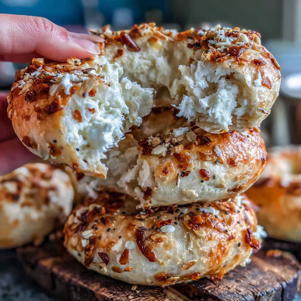 Greek Yogurt Protein Bagels Baked
